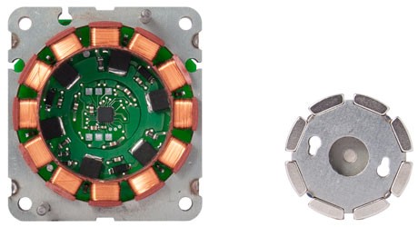 Motor with Integrated Electronics